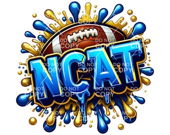 A & T Universität von North Carolina PNG Sublimationsdesign