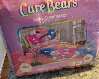 Vintage - CareBears Twin Comforter - 64" x 86" - 2005 - American Greeting - New, Old Stock