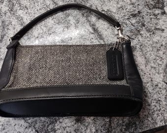 Vintage Y2K Coach Black Leather Soho Shoulder Bag - Etsy