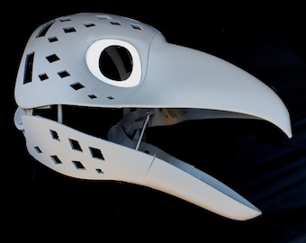 3D Printed Toony Crow/Bird Fursuit Head Base Kit (MADE TO ORDER)
