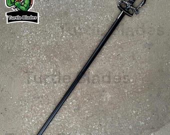 Medieval Swept Hilt Rapier Sword with Scabbard | Stainless Steel Fencing Sword, Cosplay LARP Costume