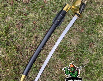 Handmade Collectible 1860 U.S Navy Cutlass Sword Gift, LARP, Costume