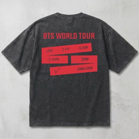 BTS - World Tour Arirang T-shirt Design (digital Download PNG File
