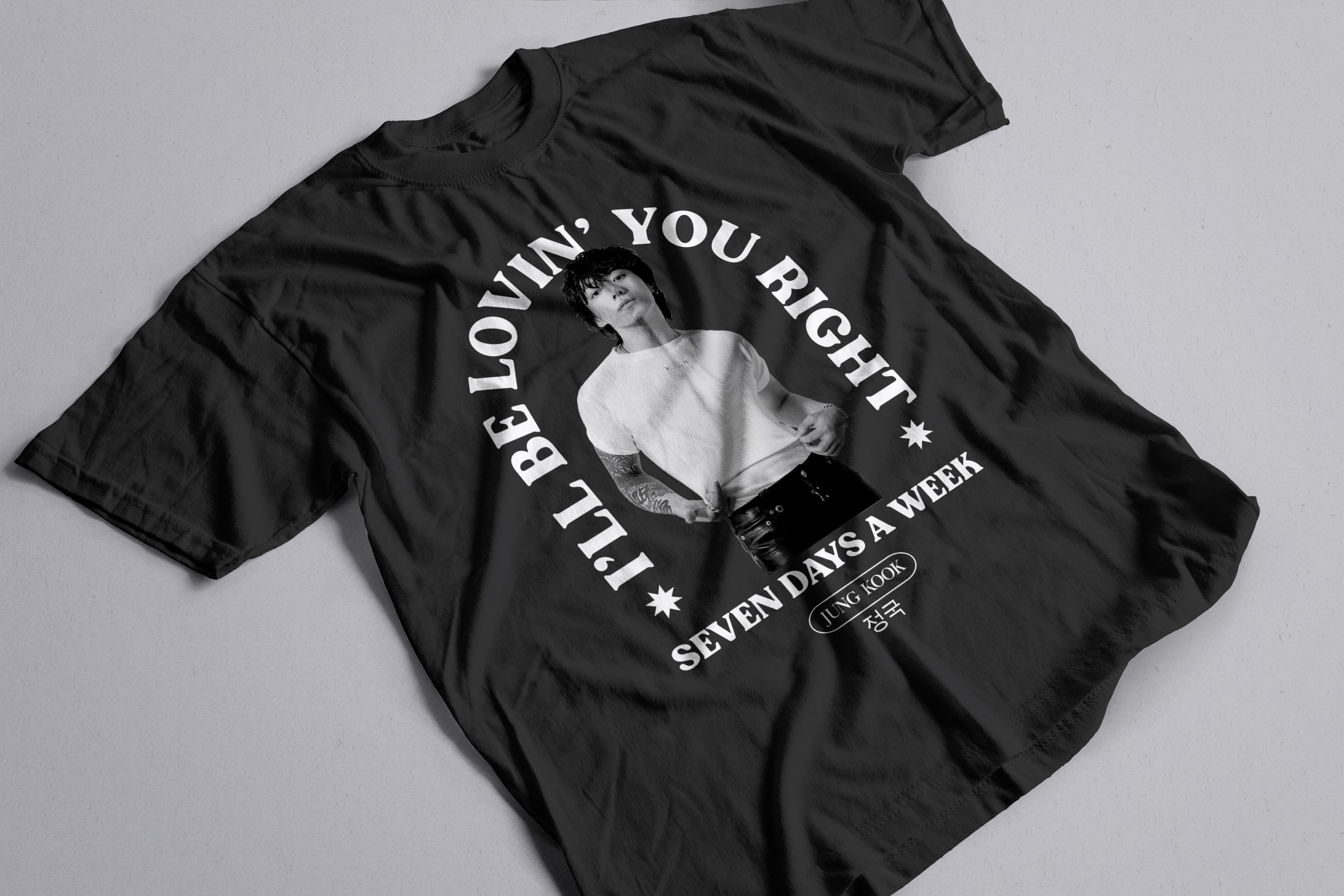 Jungkook Seven T-shirt Design (digital Download PNG File) for DTF