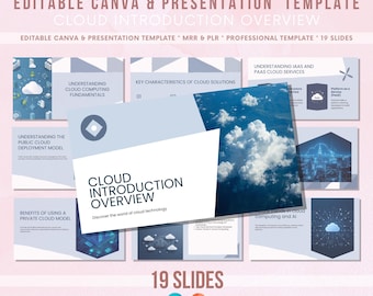 Modello di presentazione sul cloud computing: design IT moderno (download digitale)