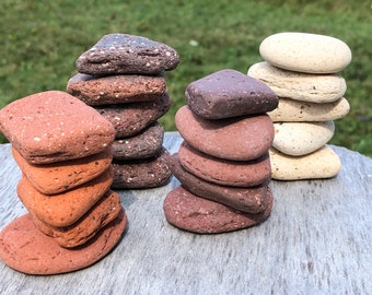 BEACH BRICK Pottery ~ Mosiac Arts Craft Supply ~ Beach Brick Shards ~ Lake Erie ~ Upcycle