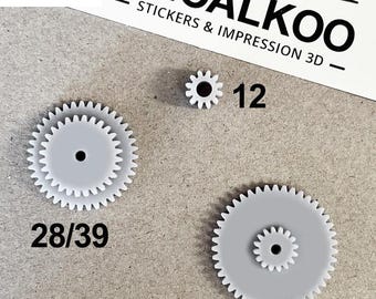 BMW E30/E34 Speedometer Gear Kit - ABS/Carbon Fiber - KIT B