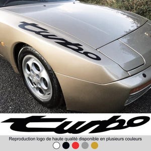 Turbo Wing Logo for Porsche 944 - 6 Colors - High Resistance