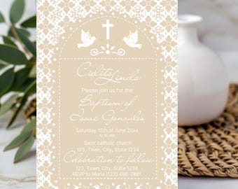 cielito lindo bautizo invitation, papel picado baptism, cielito lindo baptism decor, Mexican theme baptism,canva editable template