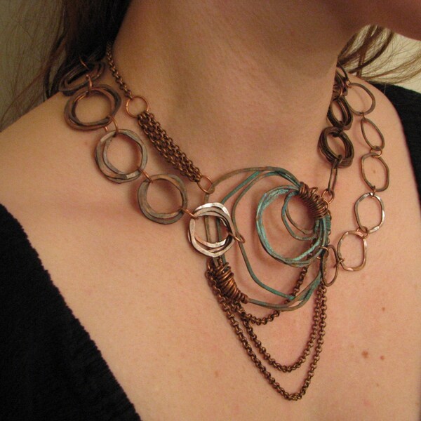 patina loops and chains