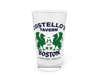 Vaso de pinta Boston Crest de Costello's Tavern / 473 ml