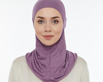 Full Coverage Hijab Undercap, Soft Jersey Material, Breathable & Comfortable, Made in Turkey