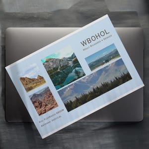 Hobbyfunk QSL Kartenvorlage | Digitale Canva Vorlage | Colorado QSL Karten Vorlage | Ham Radio Postkarten Vorlage