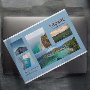 Amateur Radio Indonesia QSL Card Template | Digital Canva Template | Ham Radio Postcard Template | Ham Radio DX QSL Card