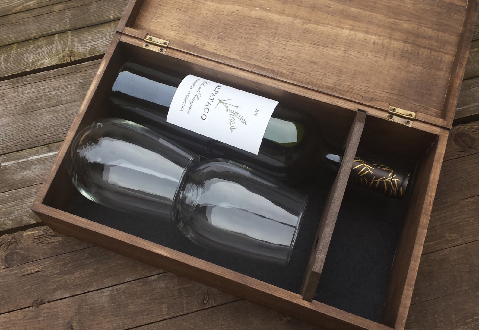 Rustic Wedding Wine Box Custom Personalized Double Wine Box Etsy Canada