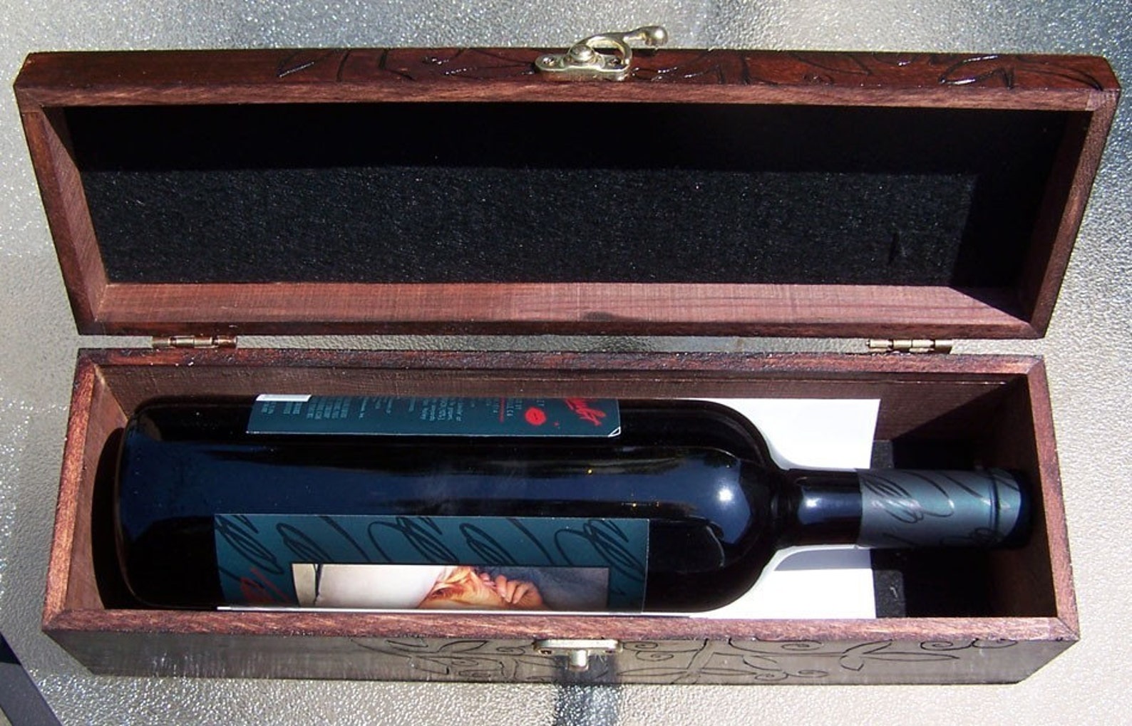 Custom Wedding Wine Box Wine Box Love Letter Ceremony Etsy