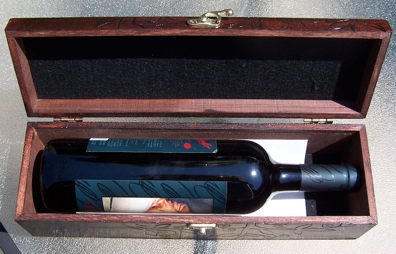 Custom Wedding Wine Box Wine box Love Letter ceremony Etsy