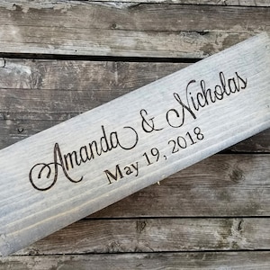 Custom wedding wine box Personalized wooden ceremony, love letter, vow box lockable, hand engraved gift Classic Grey