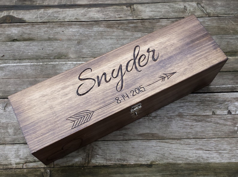Custom Wine Box for Alternative Unity Ceremony Engagement Etsy
