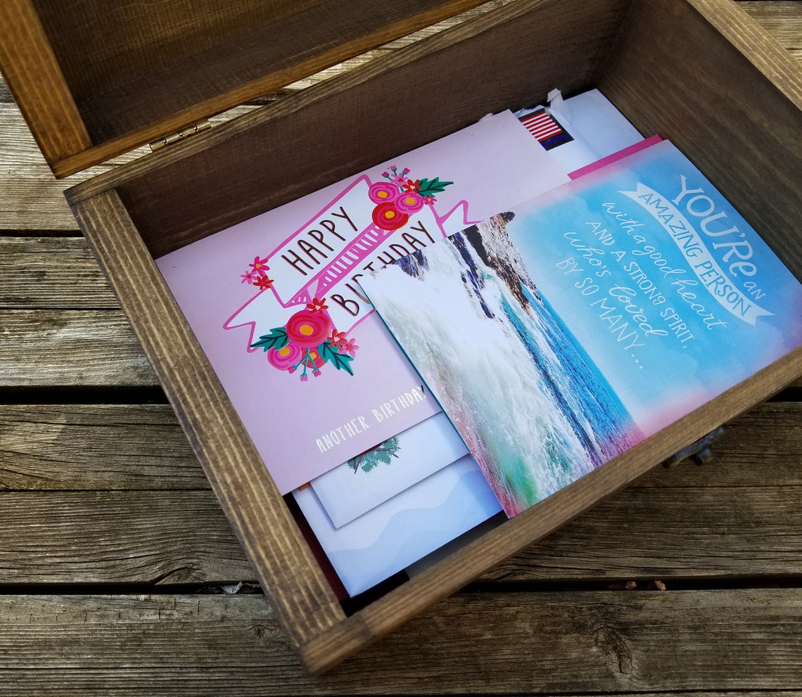 Unique Love Letter Keepsake Box for Lifelong Letters Memories Etsy