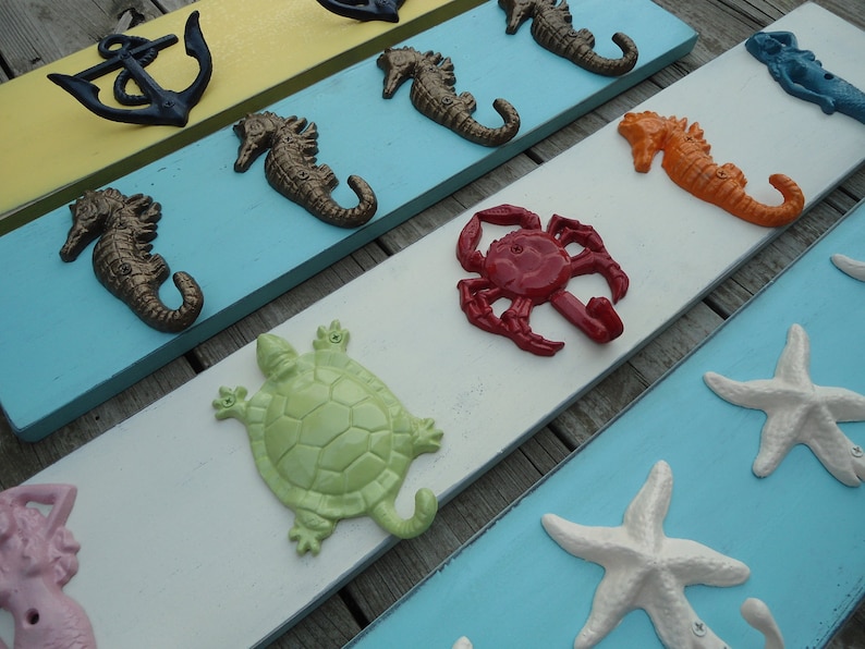 Beach Towel Rack Nautical Towel Holder Coastal Decor Outdoor Etsy