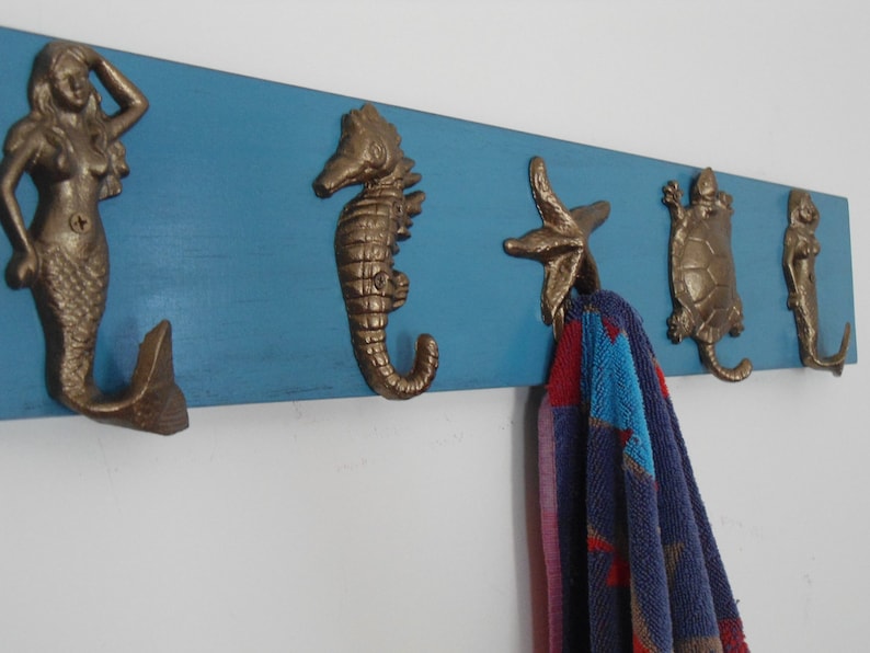Nautical beach hall tree Beach House Dreams foyer coat rack cottage renovation outdoor shower pool design coastal wall hooks Outer Banks OBX
