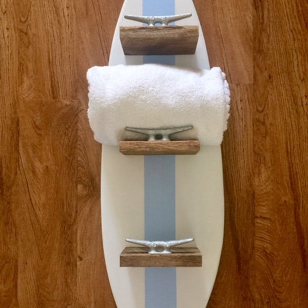 Surfboard Towel Rack Etsy