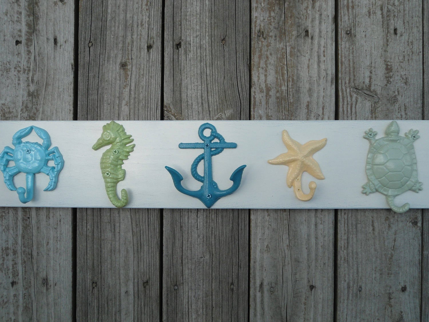 Nautical Beach Decor Towel Rack Bathroom Hooks Outdoor Shower Nautical Beach Decor Towel Rack Bathroom Hooks Outdoor Shower Hall Tree House Home Cottage Unmounted Wall
