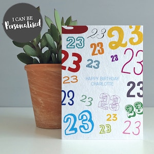Carte d'anniversaire personnalisée L'âge n'est qu'un nombre