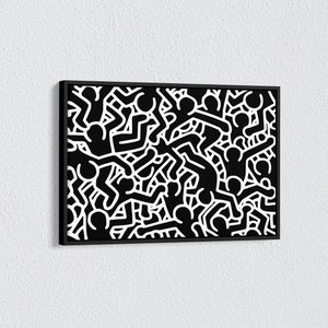 キース・ヘリングのポスター デジタル版。60 x 90 cm / 50 x 70