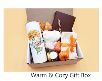 Personalized Gift Box for Her, Fall Care Package For Women, Hygge Gift Box, Fall Cozy Gift Get Well Gift, Sending Hugs Gift ,Thinking of You