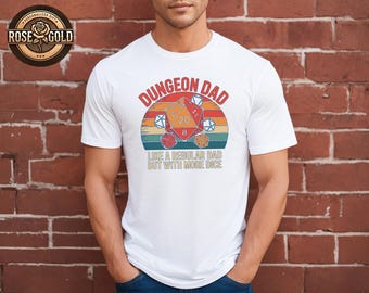 Camiseta Dungeon Dad, regalo para el Día del Padre Gamer