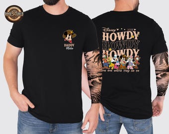 Custom Disney Mommy and Daddy Shirt, Personalized Disney Family Vacation 2026 Shirts, Baby Announcement Tee