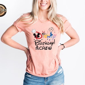 Disney Birthday Shirts, Disney Birthday Girl Shirt, Disney Birthday Boy Shirt, Disney Birthday Crew Shirt, Birthday Party T-Shirts