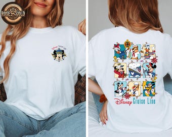 Custom Mickey Minnie Disney Cruise Line Shirt, Disneyland Family Vacation Trip Sweater, Matching Magic Kingdom Tee