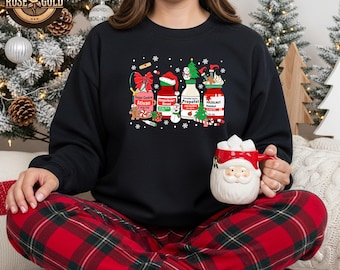 Pharmacy Christmas Sweatshirt, Funny Christmas Nurse Sweater, Medical Xmas Shirt, Pharmacy Technician Sweatshirt