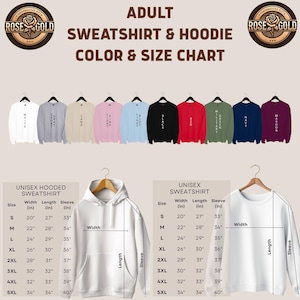 a white hoodie with the measurements for it