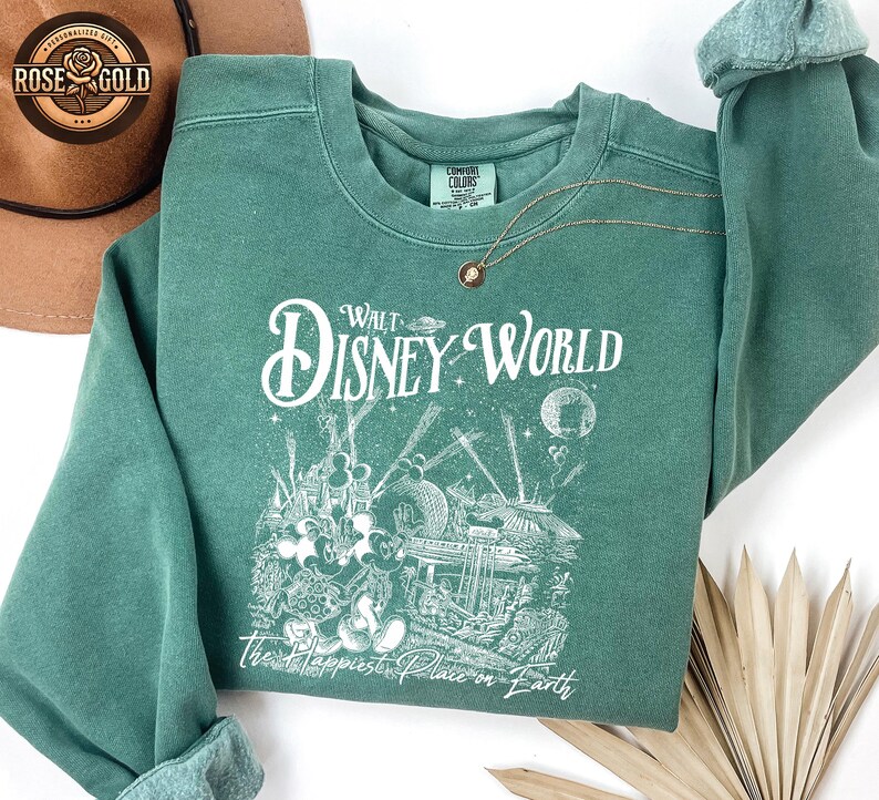 Comfort Colors® Disney World Shirt, Disneyland Sweatshirt, Magic Kingdom Tshirt, Mickey Minnie Sweater image 6