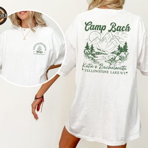 Personalized Camping Bachelorette Shirt, Custom Bachelorette Party Shirt, Bridal Shower Shirt, Girls Trip Shirts, Camp Bachelorette Shirt