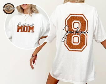 Chemise de basket-ball personnalisée pour maman, cadeau personnalisé de basket-ball pour maman, chemise Gameday, chemise de la saison de basket-ball, chemise de sport pour maman, chemise de vie de maman