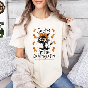 MS Awareness Cat Shirt, Funny Sarcastic Tee