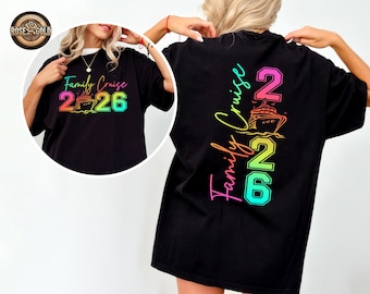 2026 Family Cruise Shirt, Matching Group Vacation Tees