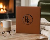Personalized Vegan Leather Business Binder: Custom Engraved Organizer