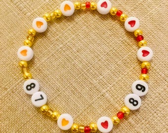 87/89 (Mary's Song) - Debut Album Themed Friendship Bracelets (7 Sizes)