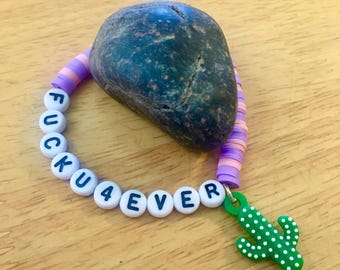 Friends4Ever or Mad Woman Lyrics - Opalite Music Video Inspired Friendship Charm Bracelet