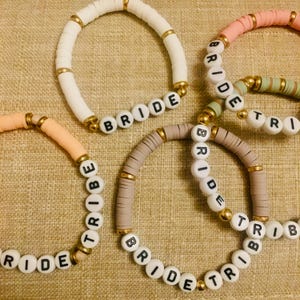 Wedding, Bride, Bachelorette Party Friendship Bracelets - Personalize (Kids, Regular, Large)