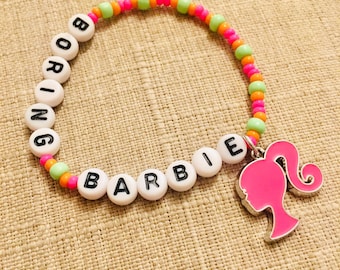 Boring Barbie - Actually Romantic Lyrics - Life of a Showgirl Friendship Bracelets (Multiple Sizes, charm optional)