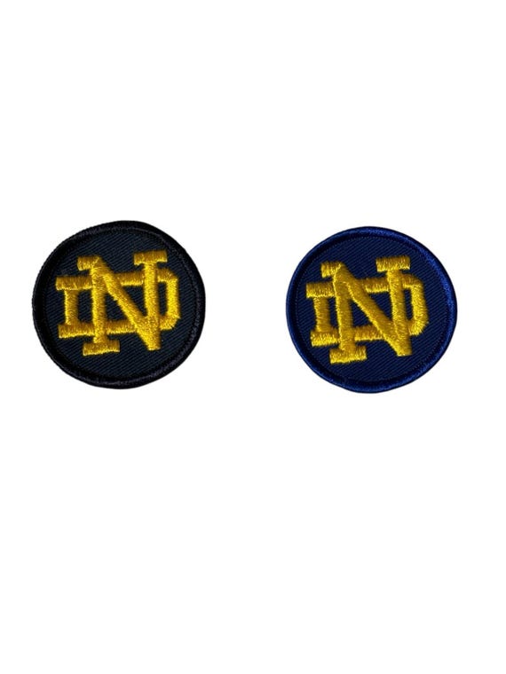 Notre Dame Fighting Irish Sew on Embroidered Logo Vintage 