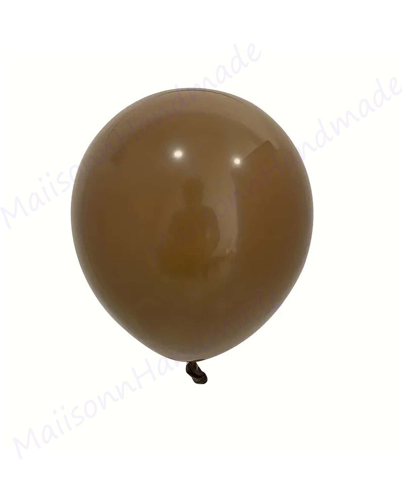 115pcs Vintage Cocoa Brown and Beige Latex Balloons Garland Kit Perfect