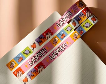 Fita Washi Feminina Feminista